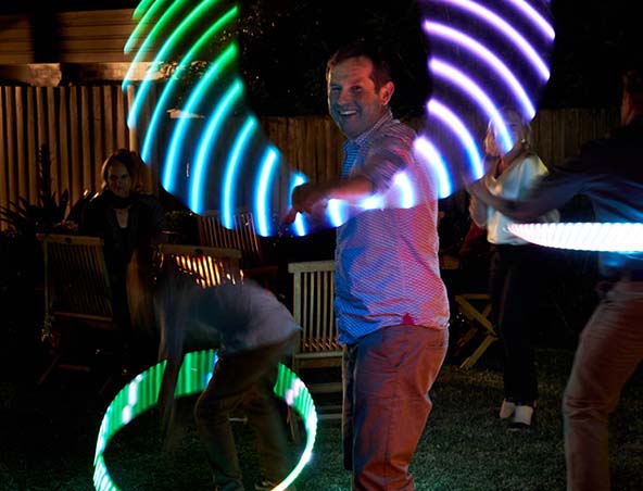 Sydney LED Hula hoopers